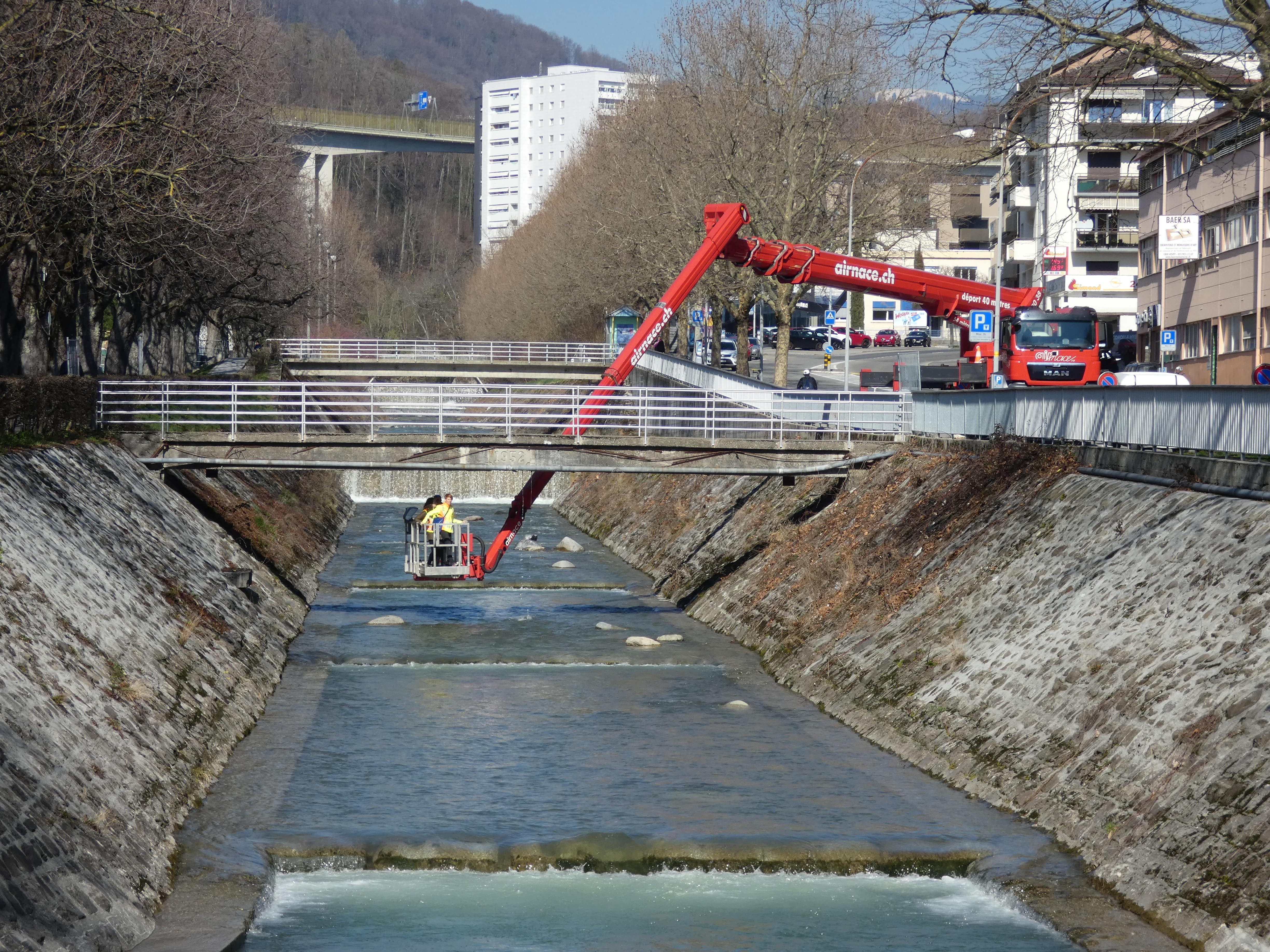 Vevey: une passerelle de la Veveyse fermée pour raisons de sécurité